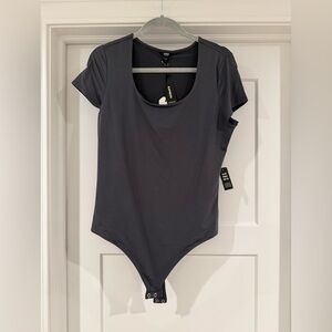 Gray Women's Body Contour Bodysuit